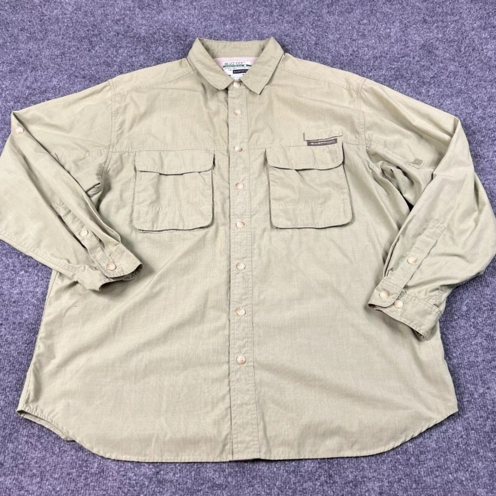 Exofficio Buzz Off Shirt Mens XL Long Sleeve Button Vented Outdoors Fishing